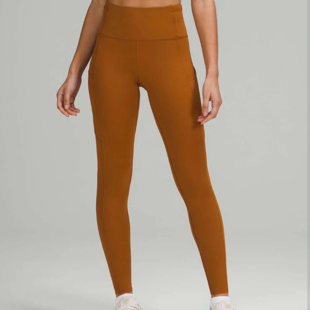 lululemon athletica Fast & Free High-Rise 28” Brown Leggings